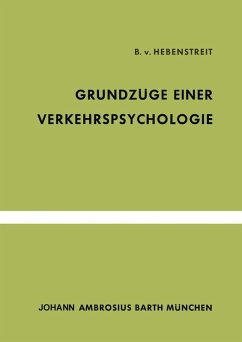 Cover Grundzüge Einer Verkehrspsychologie (eBook, PDF)