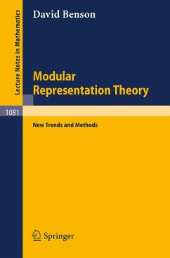 Modular Representation Theory (eBook, PDF) - Benson, D.