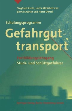 Schulungsprogramm Gefahrguttransport (eBook, PDF) - Kreth, Siegfried