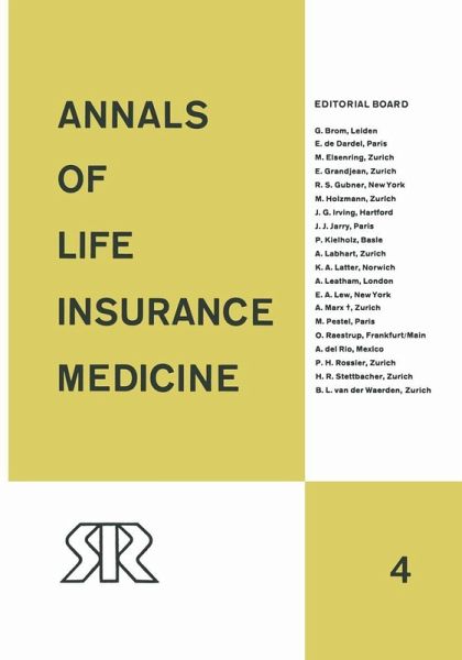 Annals of Life Insurance Medicine (eBook, PDF) Annals of Life Insurance Medicine (eBook, PDF)