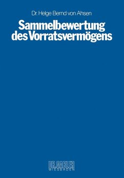 Cover Sammelbewertung des Vorratsvermögens (eBook, PDF)