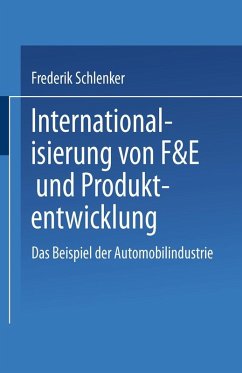 Internationalisierung von F&E und Produktentwicklung (eBook, PDF) - Schlenker, Frederik