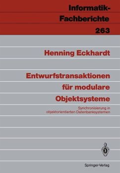 Entwurfstransaktionen für modulare Objektsysteme (eBook, PDF) - Eckhardt, Henning