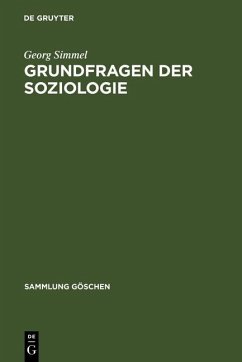 Grundfragen der Soziologie (eBook, PDF) - Simmel, Georg