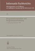 Programmiersprachen und Programmentwicklung (eBook, PDF)