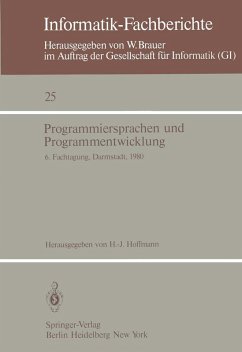 Programmiersprachen und Programmentwicklung (eBook, PDF)