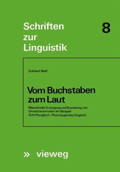 Vom Buchstaben zum Laut (eBook, PDF) - Wolf, Eckhard