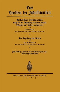 Cover Das Problem der Industriearbeit (eBook, PDF)