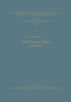 Cover The Ptolemaic Papyri of Homer (eBook, PDF)