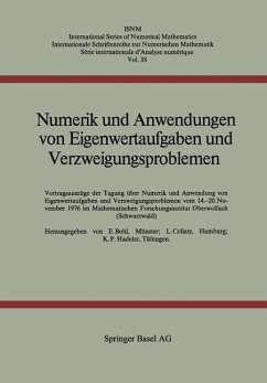 Numerik und Anwendungen von Eigenwertaufgaben und Verzweigungsproblemen (eBook, PDF) - Bohl; Collatz; Hadeler