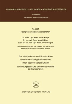 Cover Zur Interpretation und Konstruktion räumlicher Konfigurationen und ihrer ebenen Darstellungen Entwicklungsstand und Entwicklungsverläufe bei Grundschülern (eBook, PDF)