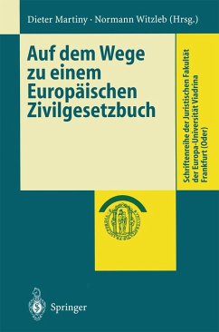 Cover Auf dem Wege zu einem Europäischen Zivilgesetzbuch (eBook, PDF)