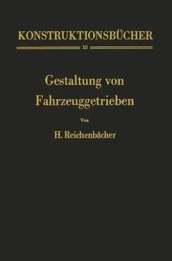 Gestaltung von Fahrzeuggetrieben (eBook, PDF) - Reichenbächer, Hans