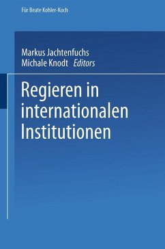 Cover Regieren in internationalen Institutionen (eBook, PDF)