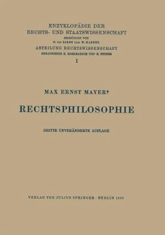 Rechtsphilosophie (eBook, PDF) - Mayer, Max Ernst