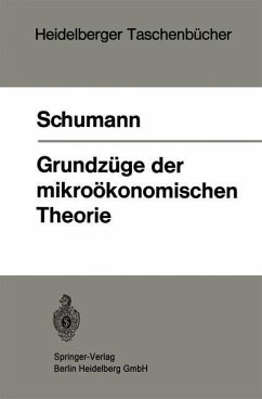 Grundzüge der mikroökonomischen Theorie (eBook, PDF) - Schumann, J.