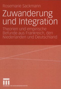 Zuwanderung und Integration (eBook, PDF) - Sackmann, Rosemarie