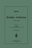 Chronik des Deutschen Forstwesens im Jahre 1886 (eBook, PDF)