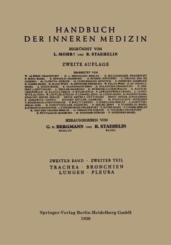 Trachea, Bronchien, Lungen, Pleura (eBook, PDF) - Bergmann, Gustav Von; Mohr, Leo