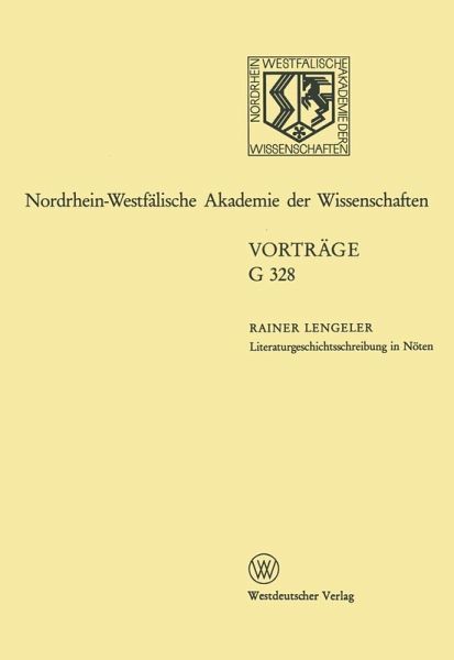 Literaturgeschichtsschreibung in Nöten. Überlegungen zur Geschichte der englischen Literatur des 20. Jahrhunderts (eBook, PDF) Literaturgeschichtsschreibung in Nöten. Überlegungen zur Geschichte der englischen Literatur des 20. Jahrhunderts (eBook, PDF)