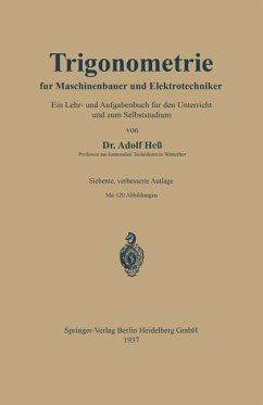 Cover Trigonometrie für Maschinenbauer und Elektrotechniker (eBook, PDF)