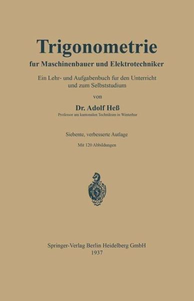 Trigonometrie für Maschinenbauer und Elektrotechniker (eBook, PDF) Trigonometrie für Maschinenbauer und Elektrotechniker (eBook, PDF)