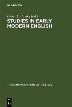 Cover Studies in Early Modern English (eBook, PDF)