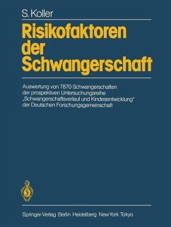 Risikofaktoren der Schwangerschaft (eBook, PDF) - Koller, S.