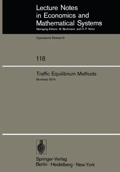 Traffic Equilibrium Methods (eBook, PDF)
