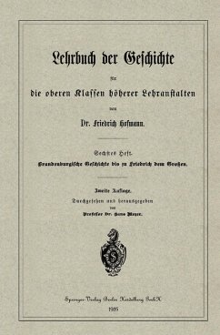 Brandenburgische Geschichte bis zu Friedrich dem Großen (eBook, PDF) - Hofmann, Friedrich