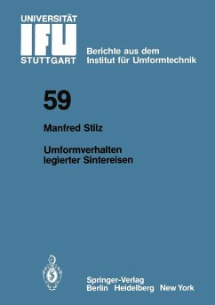 Umformverhalten legierter Sintereisen (eBook, PDF) - Stilz, M.