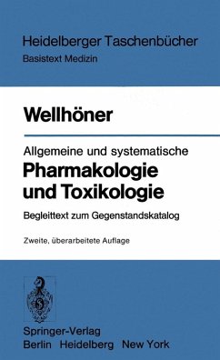 Allgemeine und systematische Pharmakologie und Toxikologie (eBook, PDF) - Wellhöner, Hans-Herbert