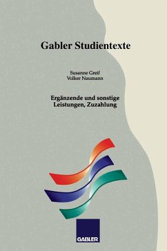 Cover Ergänzende und sonstige Leistungen, Zuzahlung (eBook, PDF)