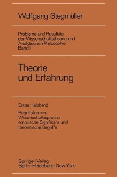 Theorie und Erfahrung (eBook, PDF) - Stegmüller, Wolfgang