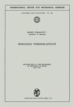Nonlinear Thermoelasticity (eBook, PDF) - Stojanovic, Rastko