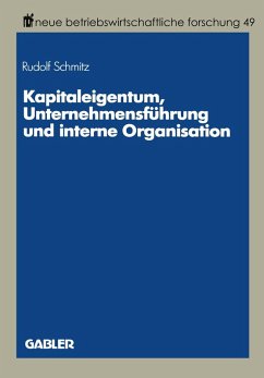 Cover Kapitaleigentum, Unternehmensführung und interne Organisation (eBook, PDF)