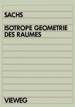 Isotrope Geometrie des Raumes (eBook, PDF) - Sachs, Hans