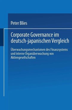 Corporate Governance im deutsch-japanischen Vergleich (eBook, PDF) - Blies, Peter