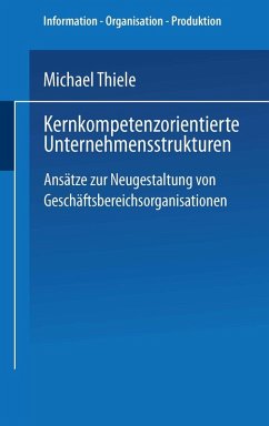 Cover Kernkompetenzorientierte Unternehmensstrukturen (eBook, PDF)
