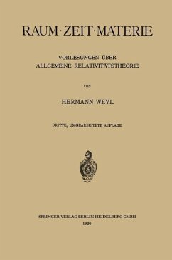 Raum · Zeit · Materie (eBook, PDF) - Weyl, Hermann