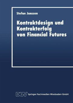 Cover Kontraktdesign und Kontrakterfolg von Financial Futures (eBook, PDF)