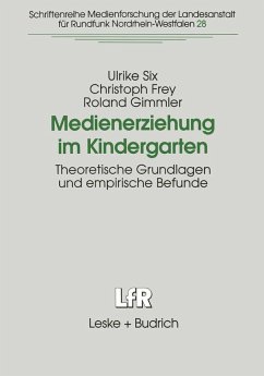 Medienerziehung im Kindergarten (eBook, PDF) - Six, Ulrike; Frey, Christoph; Gimmler, Roland