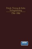Friedr. Vieweg & Sohn Verlagskatalog (eBook, PDF)