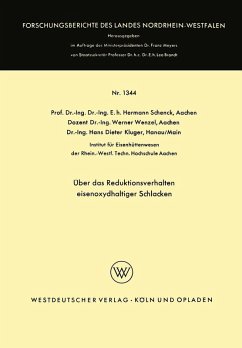 Cover Über das Reduktionsverhalten eisenoxydhaltiger Schlacken (eBook, PDF)