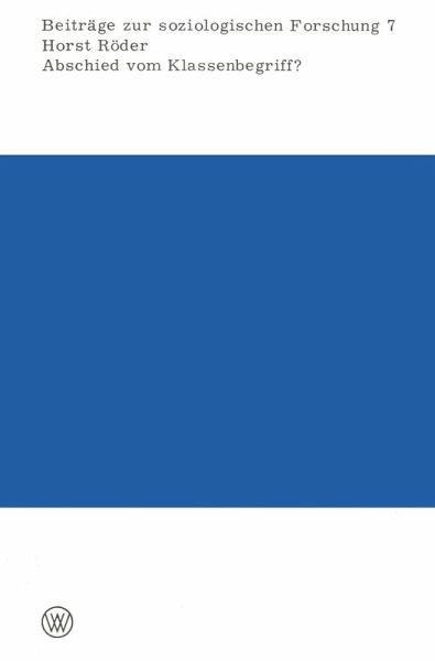 Abschied vom Klassenbegriff? (eBook, PDF) Abschied vom Klassenbegriff? (eBook, PDF)