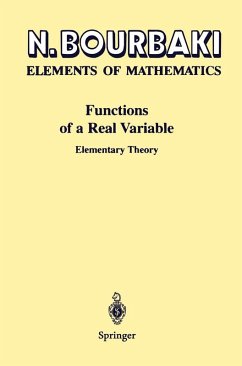 Functions of a Real Variable (eBook, PDF) - Bourbaki, N.