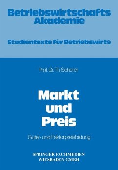Markt und Preis (eBook, PDF) - Scherer, Theo