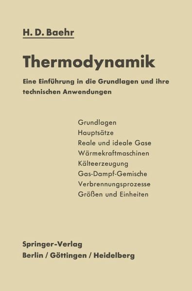 Thermodynamik (eBook, PDF)