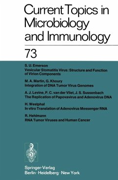 Current Topics in Microbiology and Immunology / Ergebnisse der Mikrobiologie und Immunitätsforschung (eBook, PDF) - Arber, W.; Schweiger, H. G.; Sela, M.; Syru?ek, L.; Vogt, P. K.; Henle, W.; Hofschneider, P. H.; Humphrey, J. H.; Jerne, N. K.; Koldovský, P.; Koprowski, H.; Maaløe, O.; Rott, R.