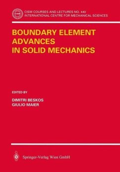 Cover Boundary Element Advances in Solid Mechanics (eBook, PDF)